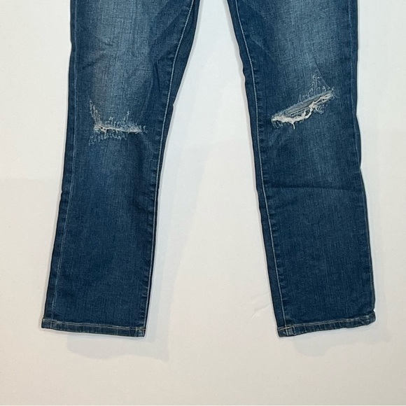 CURRENT/ELLIOTT high rise distressed straight jeans size 26 - Picture 5 of 8